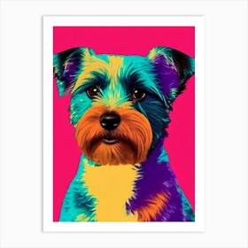 Norfolk Terrier Andy Warhol Style Dog Art Print