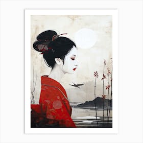 Asian Woman,Chinese Art Print