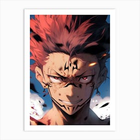 jujutsu kaisen 1 Art Print