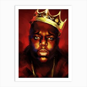 Biggie King Art Print