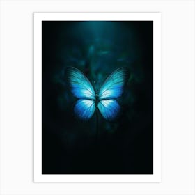 Blue Butterfly 5 Art Print