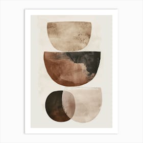 Paris Stone Park Bauhaus Minimalist Art Print