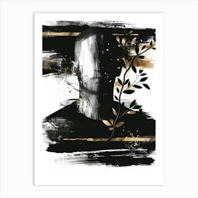 Man In Black And Gold Art Print