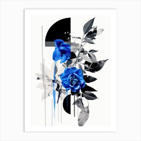 Blue Roses Art Print