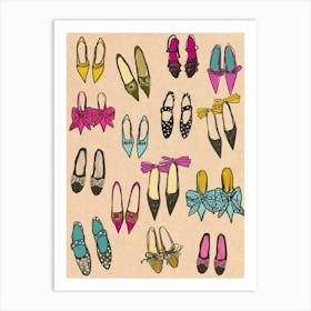 Vintage Shoes Art Print