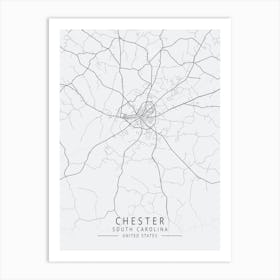 Chester South Carolina Art Print