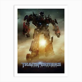 Transformers Dark Of The Moon Art Print