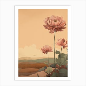 Chrysanthemums 1 Art Print