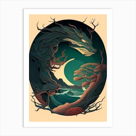 Hydra Comic Space Space Art Print