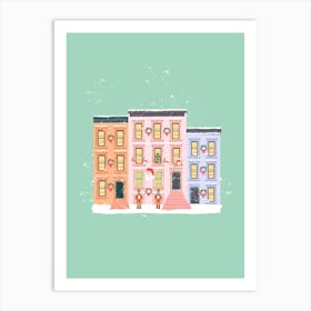 Christmas In New York City Art Print