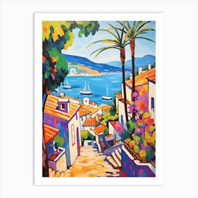 Budva Montenegro 3 Fauvist Painting Art Print