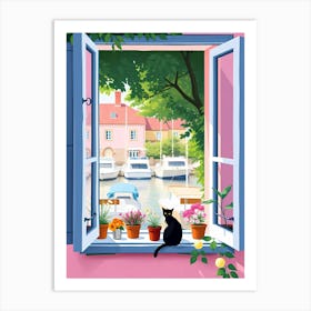 Window View Art Print