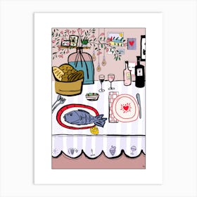 Le festin Art Print