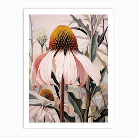 Coneflower 1 Flower Painting Art Print