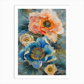 Chinese Flowers 5 Art Print