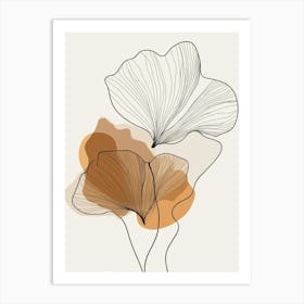 Ginkgo Leaves 11 Art Print