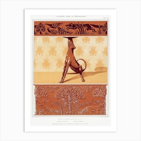 Pheasants And Fox, Maurice Pillard Verneuil Art Print