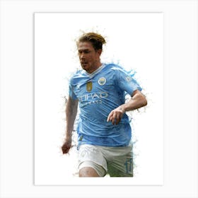 Kevin De Bruyne Painting Art Print