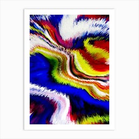 Acrylic Extruded Painting 652 Art Print