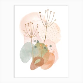 Abstract Floral Painting Art Print