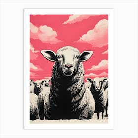 Sheep In The Sky Art Print