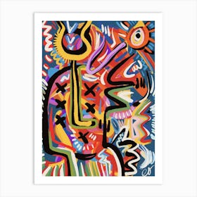 African Spirit Of Life Art Print