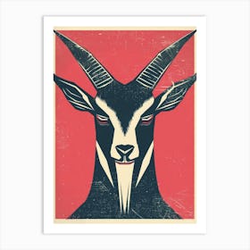 Goat Head Art Print