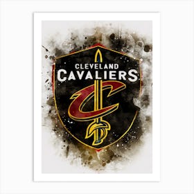 Cleveland Cavaliers Paint Art Print