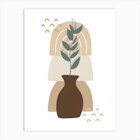 Plant In A Vase 1 Art Print