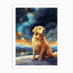 Golden Retriever Art 1 Art Print