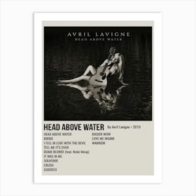 Head Above Water By Avril Lavigne 2019 Poster 1 Art Print