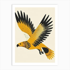 Yellow Eagle 2 Art Print