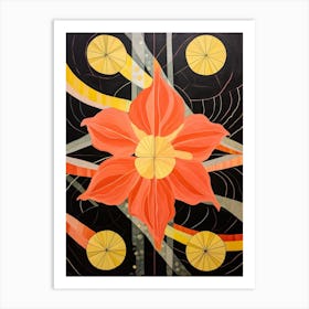 Daffodil 1 Hilma Af Klint Inspired Flower Illustration Art Print