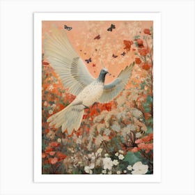 Cuckoo 2 Detailed Bird Painting Art Print