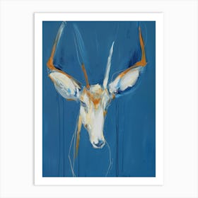 Antelope Head Art Print