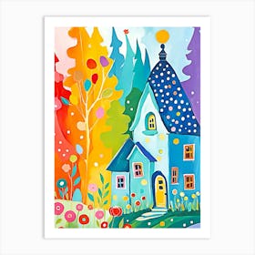 House In The Forest Art Print