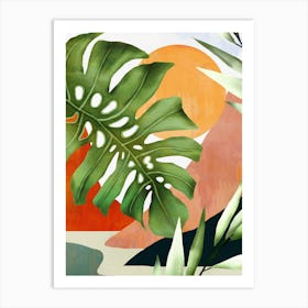 Tropical Summer Abstract Art 9 Art Print