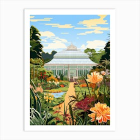 Royal Botanic Garden Edinburgh United Kingdom Illustration 2   Art Print