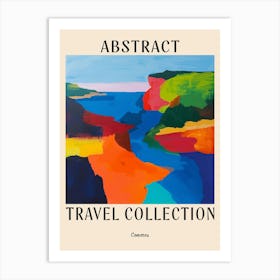 Abstract Travel Collection Poster Comoros 1 Art Print