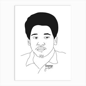 George Jackson American Activist Legend Art Print