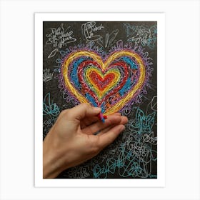 Heart Of Love 56 Art Print