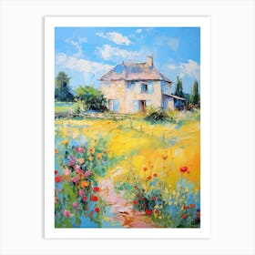 French Country House Art Print