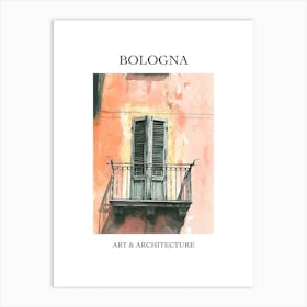 Bologna Travel And Architecture Poster 3 Art Print