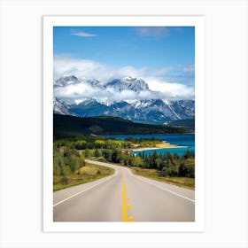 Road To The Mountains 6 Art Print