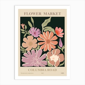 Flower Market Botanical Columbia Road Art Print