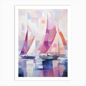 Sailboats 5 Art Print