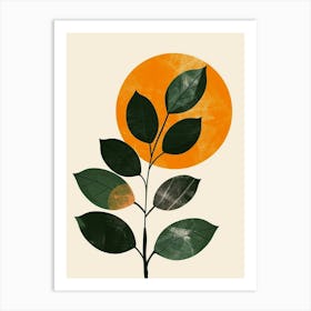 Carnegiea Gigantea Minimalist Abstract 4 Art Print