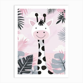 Giraffe In Jungle Art Print