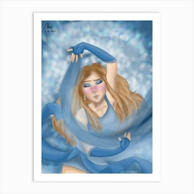 Waterbending dream Art Print