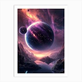 Space Planets 1 Art Print